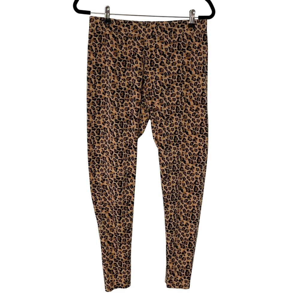 Soft Surroundings Cheetah Print Leggings M Animal Print Mobwife Leopard